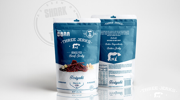 Image of Grass Fed Beef Jerky - Teriyaki Flavor Package